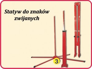 Statyw do znaków zwijanych