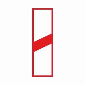 Znak drogowy dodatkowy - Słupek wskaźnikowy G-1c