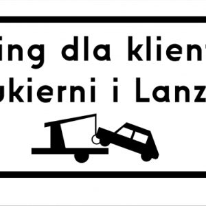 Tabliczka zakaz parkowania T-24