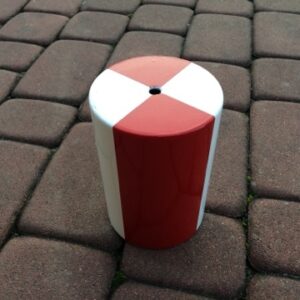 Wskaźnik kolejowy W 17 ze słupkiem wsporczym